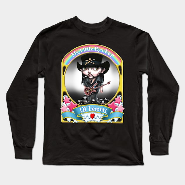 my little rocker - lemmy Long Sleeve T-Shirt by Ranch Apunkalips